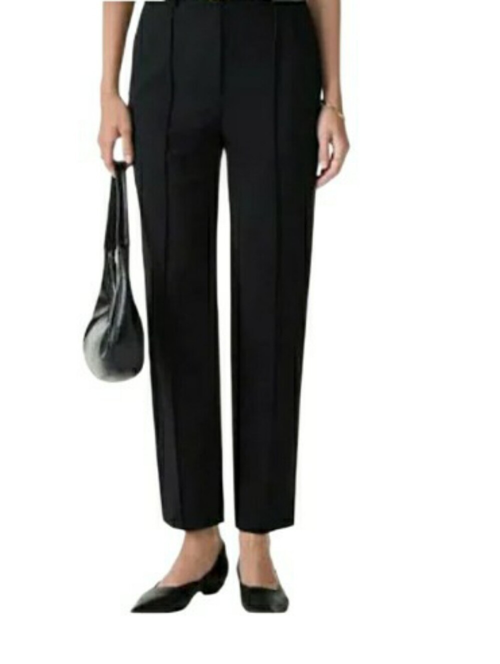 NWT OGL Modal Mid Rise Tapered Leg Pants With Pockets- M